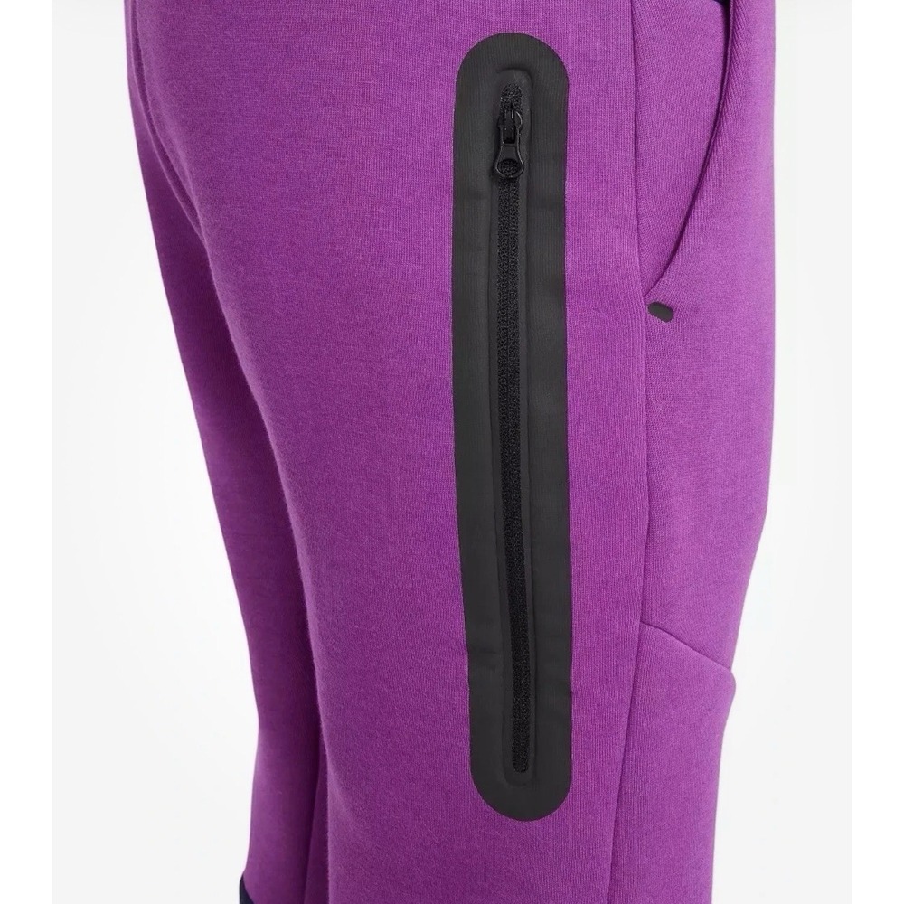 Nike Sportswear Tech Fleece Big Kids' Joggers Purple/Navy MSRP $90 Sz Large - Picture 5 of 7